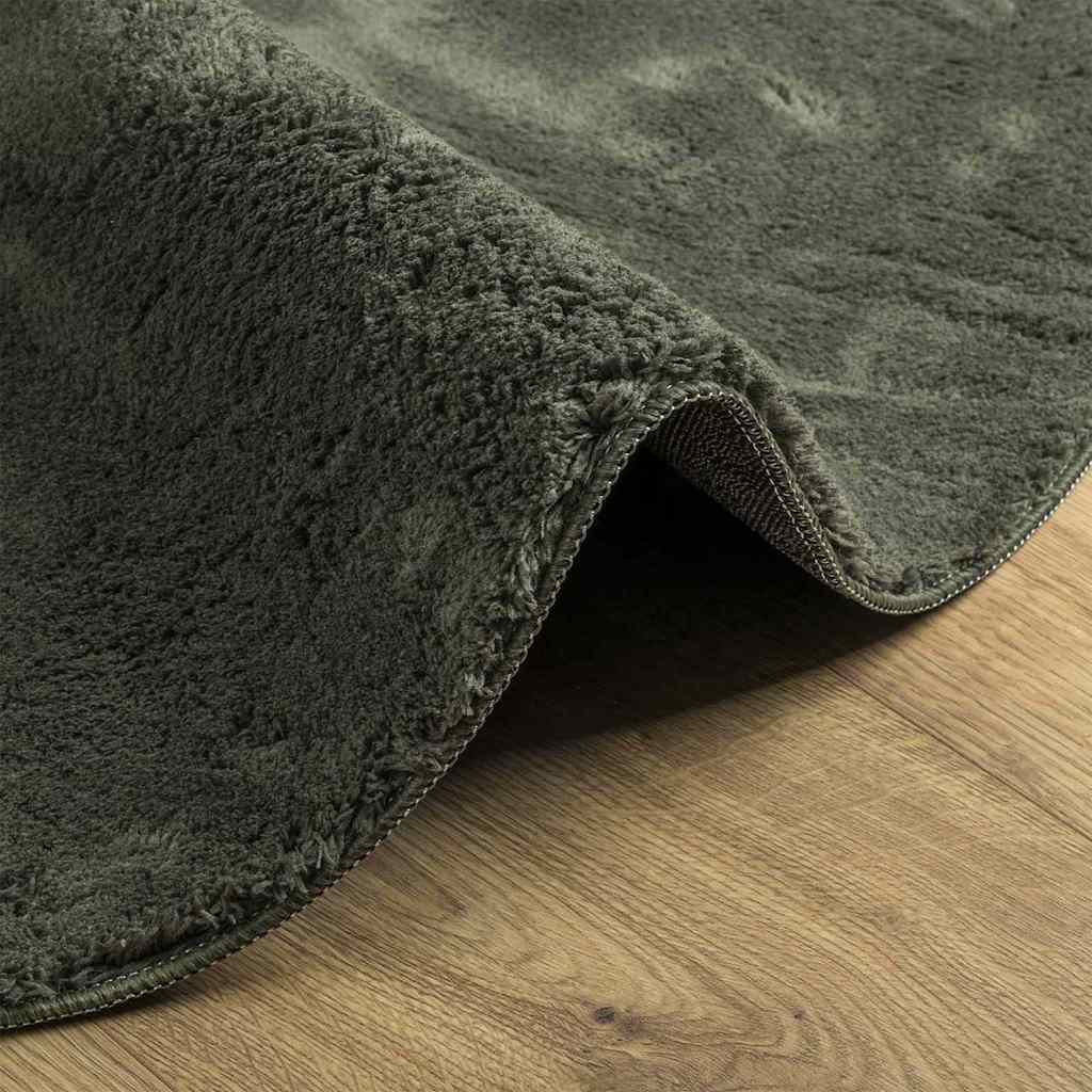 Teppich HUARTE Waldgrün 80 x 150 cm Polyester