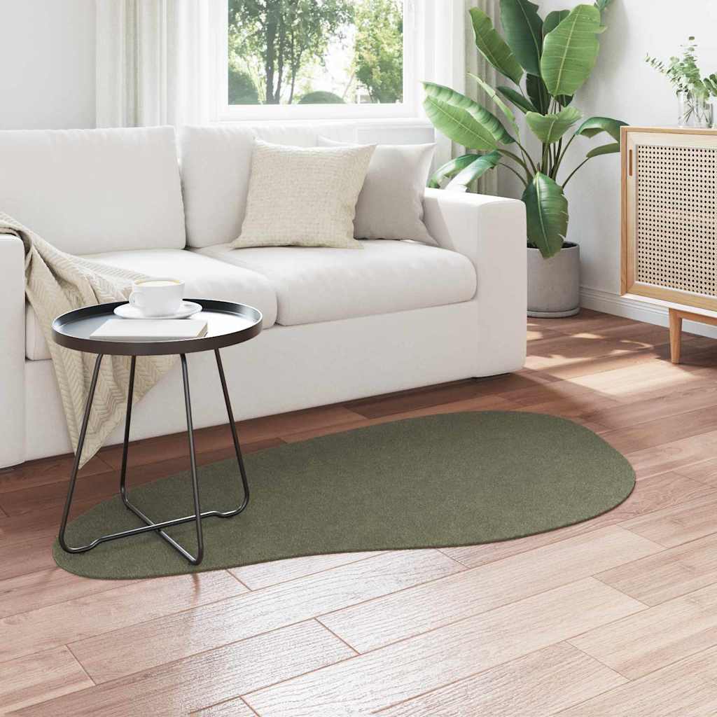 Teppich HUARTE Waldgrün 80 x 150 cm Polyester