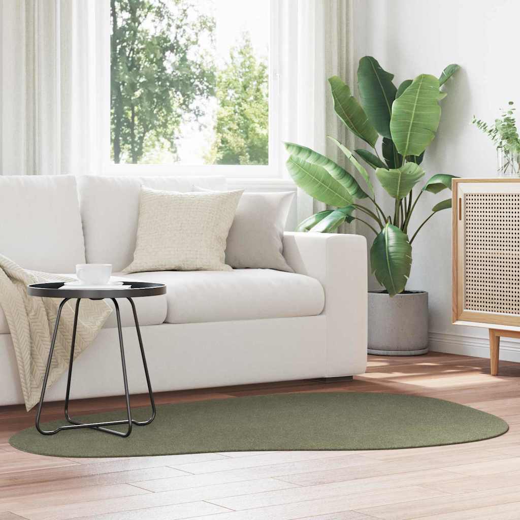 Teppich HUARTE Waldgrün 120 x 170 cm Polyester