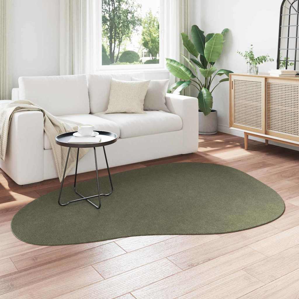 Teppich HUARTE Waldgrün 140 x 200 cm Polyester