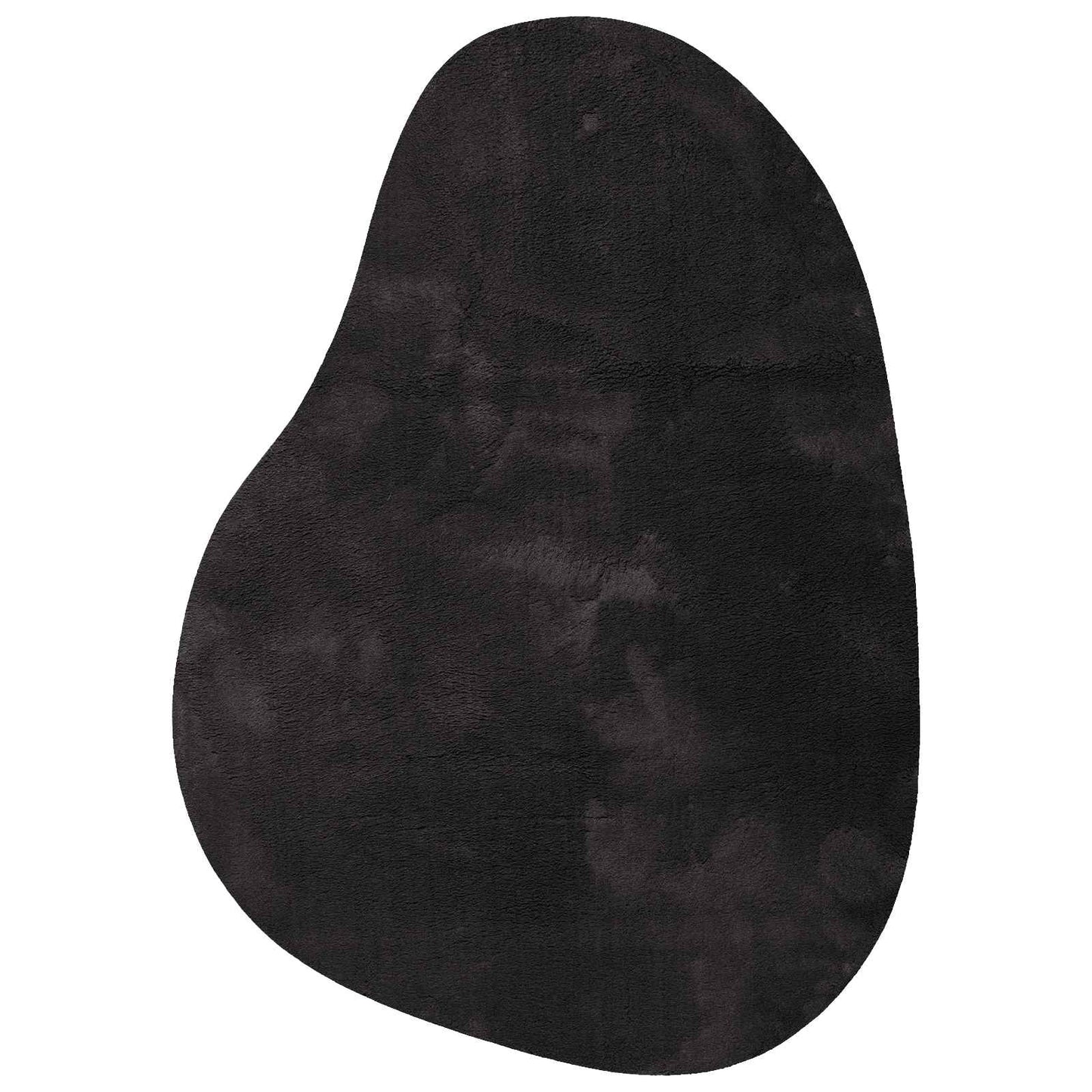 Teppich HUARTE Schwarz 140 x 200 cm Polyester