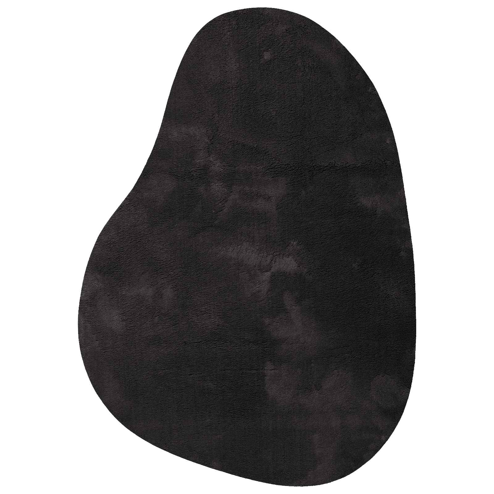 Teppich HUARTE Schwarz 140 x 200 cm Polyester