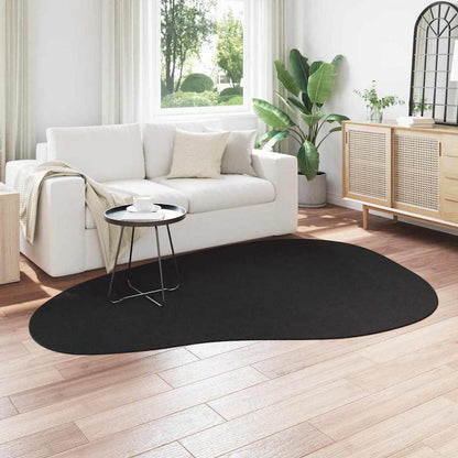 Teppich HUARTE Schwarz 160 x 230 cm Polyester