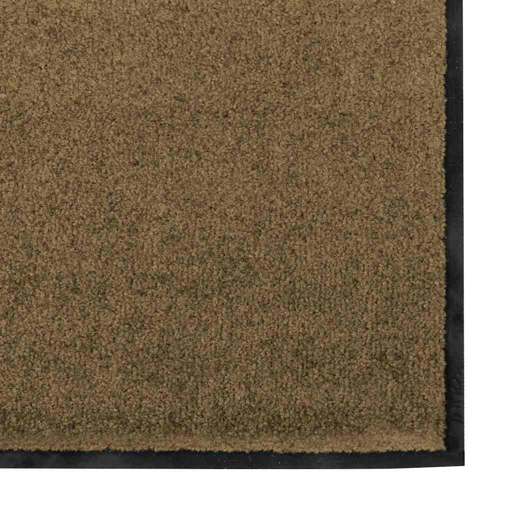 Fußmatte Braun und Schwarz 120 x 250 cm 100% Polyamid