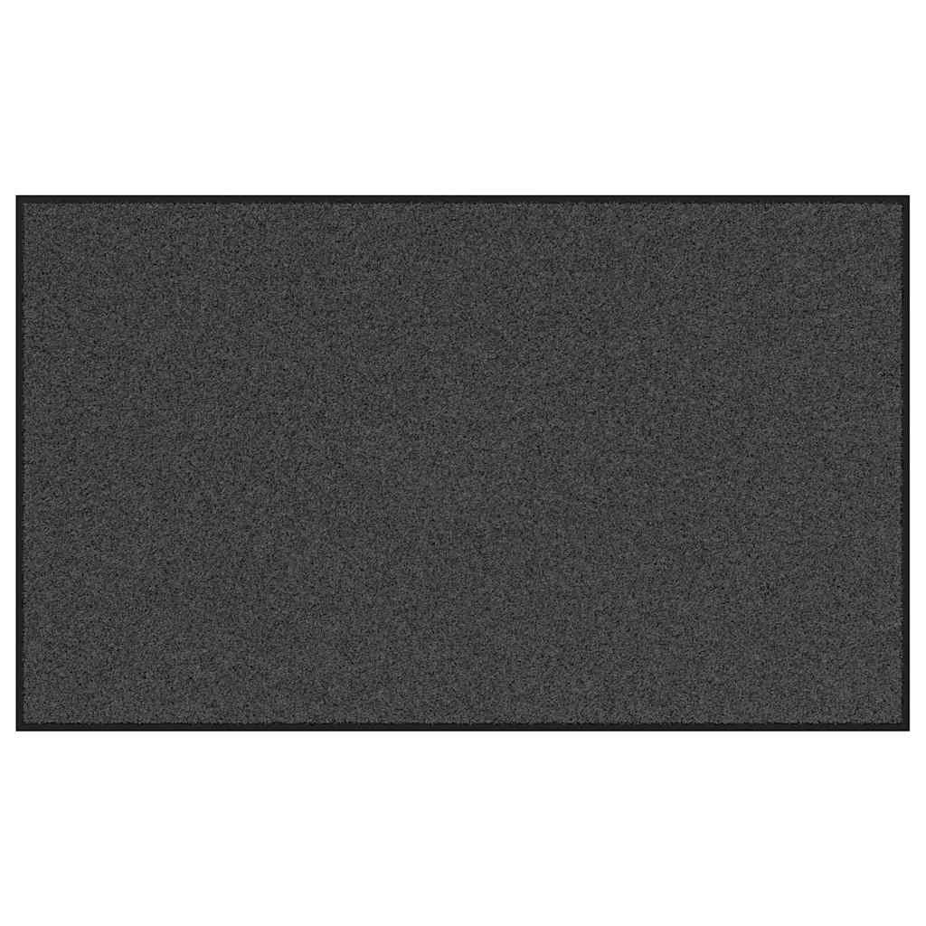 Fußmatte Anthrazit und Schwarz 90 x 150 cm 100% Polyamid