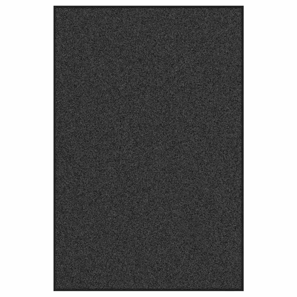 Fußmatte Anthrazit und Schwarz 120 x 180 cm 100% Polyamid