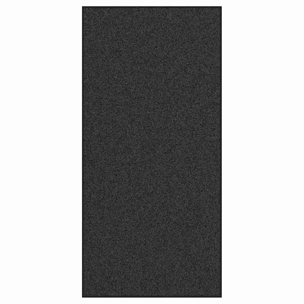 Fußmatte Anthrazit und Schwarz 120 x 250 cm 100% Polyamid