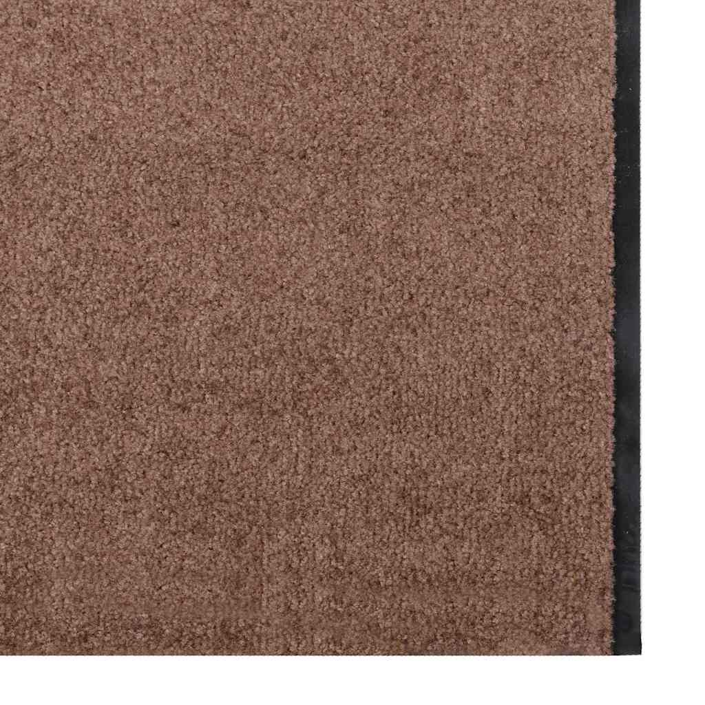Fußmatte Braun und Schwarz 120 x 350 cm 100% Polyamid