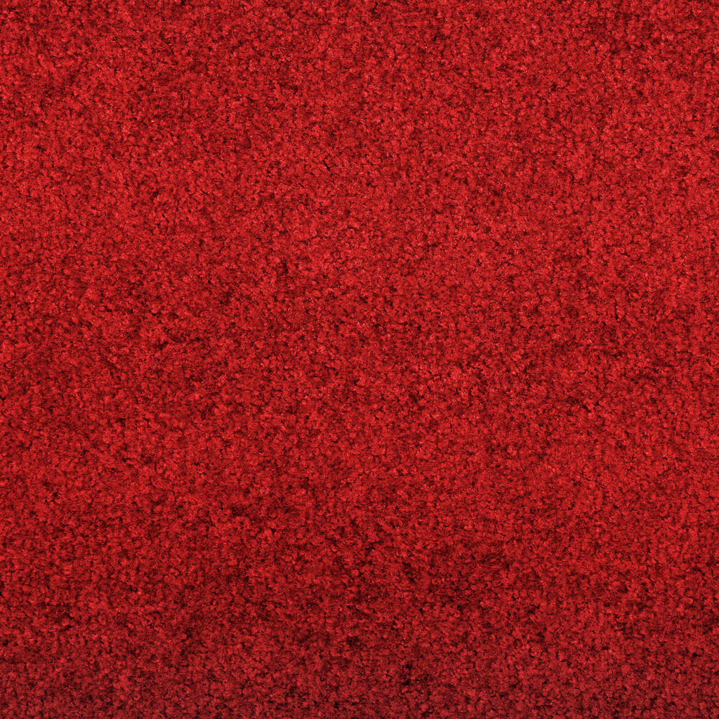 Fußmatte Rot und Schwarz 90 x 150 cm 100% Polyamid