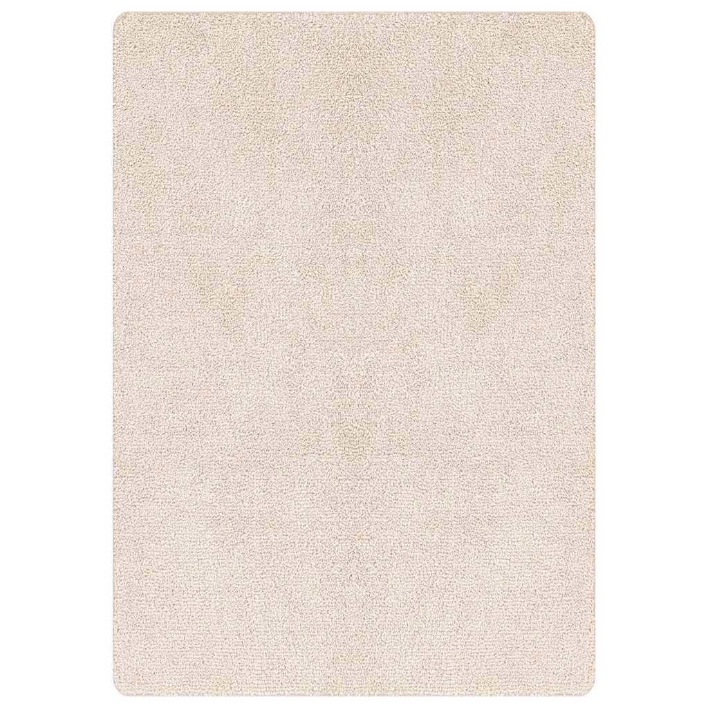 Anti-Rutsch Shaggy Teppich Creme 240 x 340 cm PP