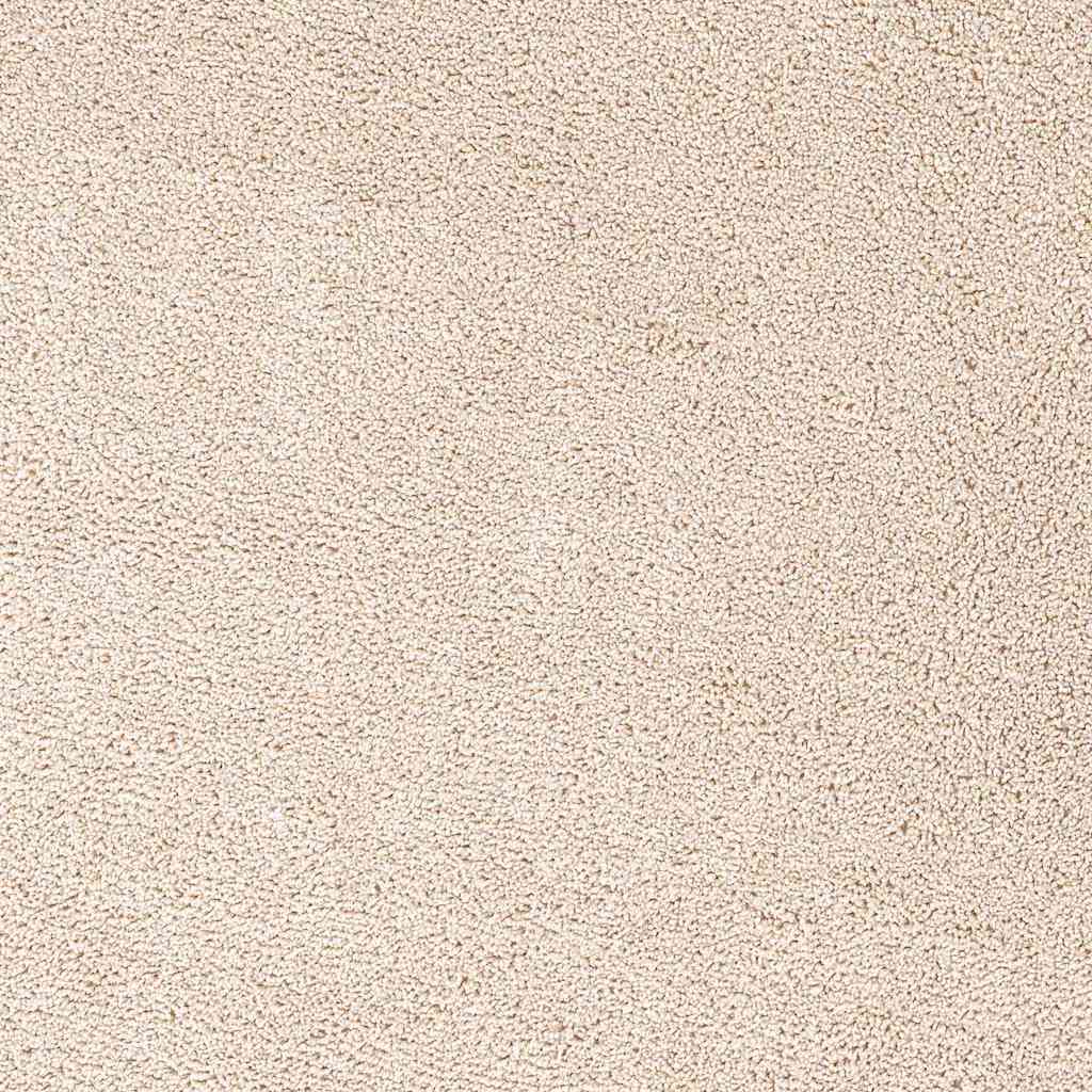 Anti-Rutsch Shaggy Teppich Creme 120 x 120 cm PP