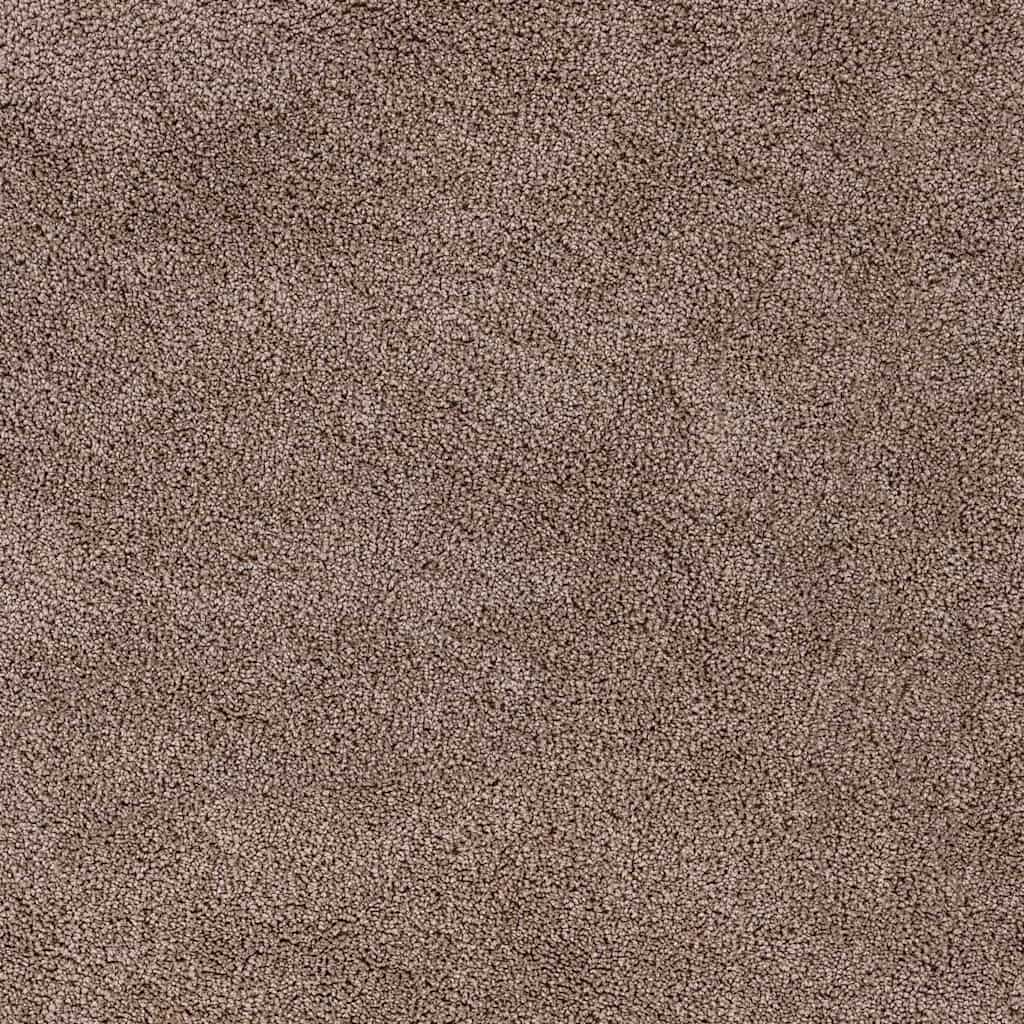 Anti-Rutsch Shaggy Teppich Braun 160 x 160 cm PP