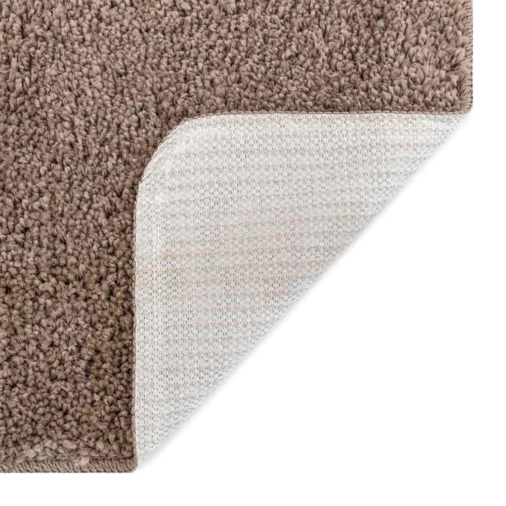 Anti-Rutsch Shaggy Teppich Braun 240 x 340 cm PP