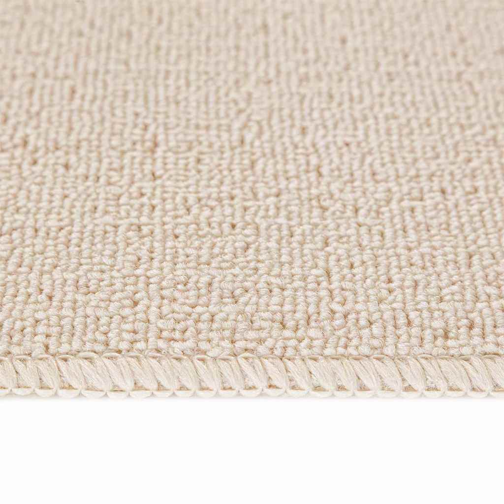 Rutschfeste Treppenmatten 15 stk. 60 x 25 cm Creme PP