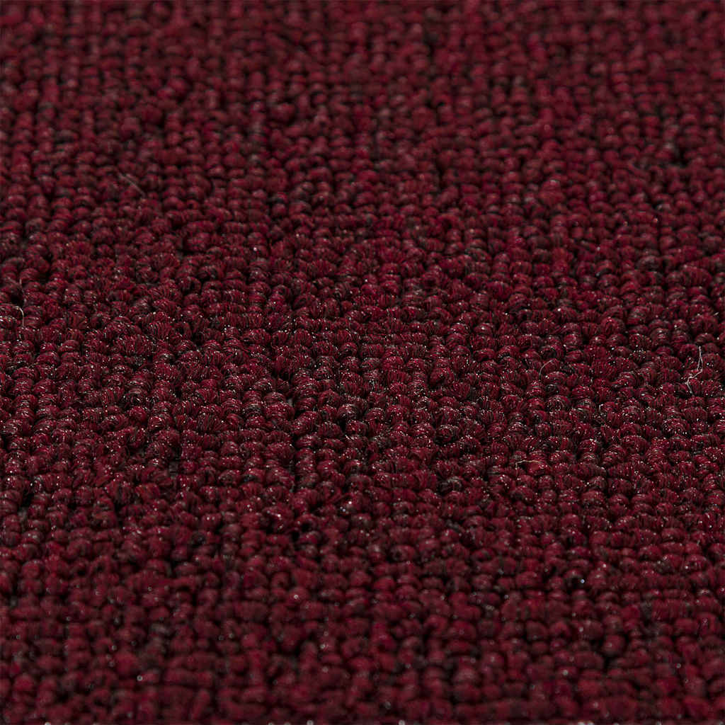 Rutschfeste Treppenmatten 15 stk. 60 x 25 cm Bordeaux PP