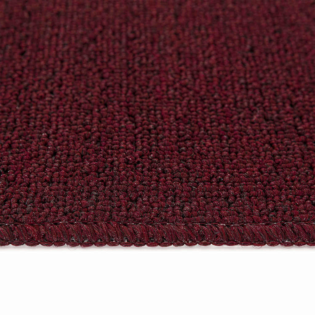 Rutschfeste Treppenmatten 15 stk. 60 x 25 cm Bordeaux PP