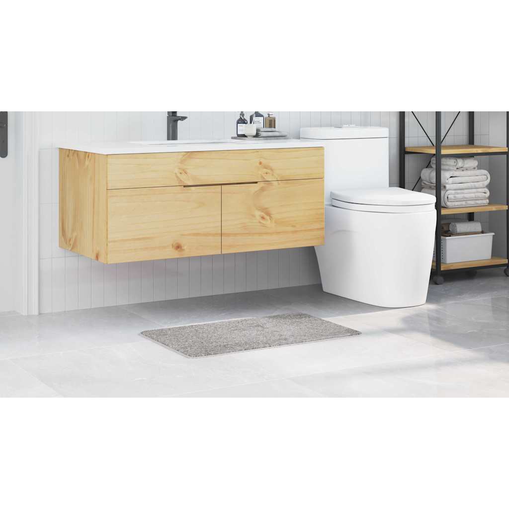Rutschfeste Badmatte Grau 50 x 80 cm PP