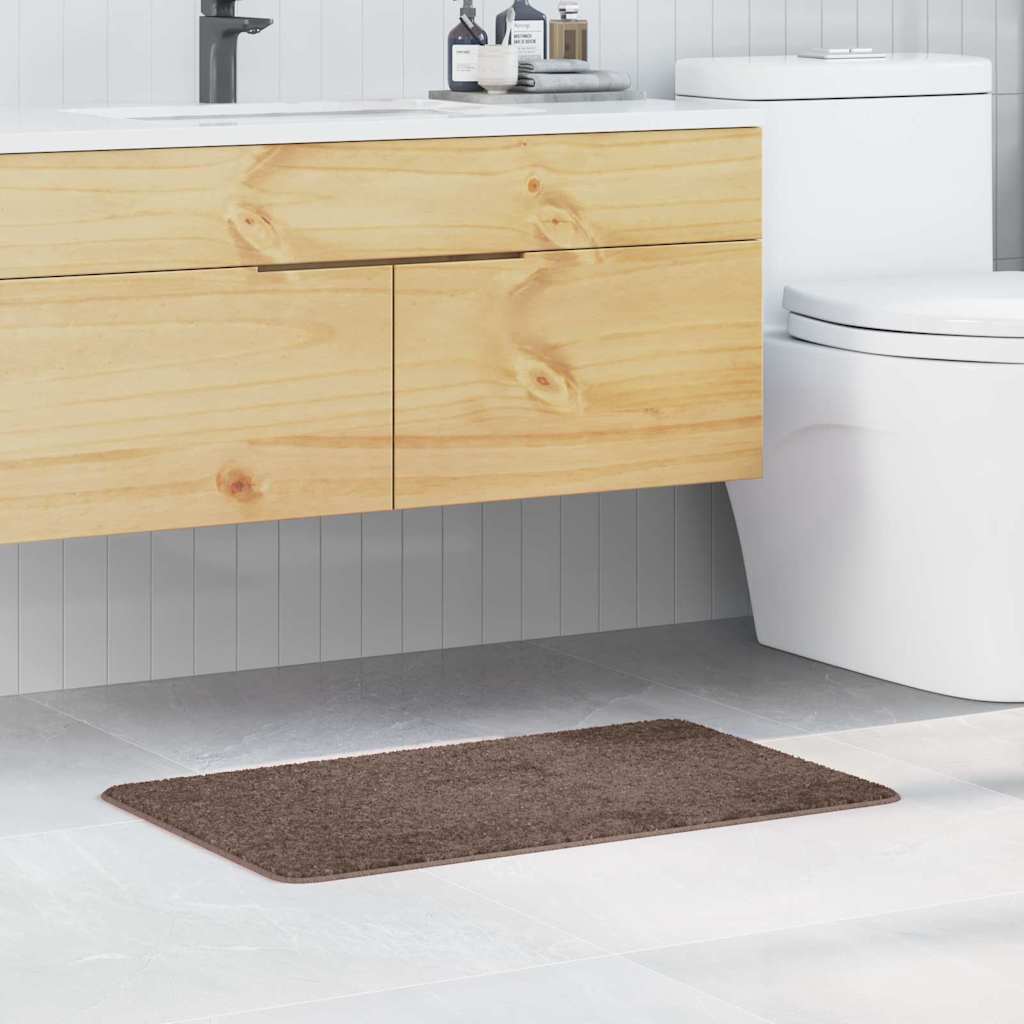 Rutschfeste Badmatte Braun 50 x 80 cm PP