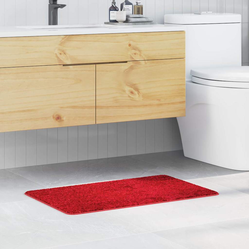 Rutschfeste Badmatte Rot 50 x 80 cm PP