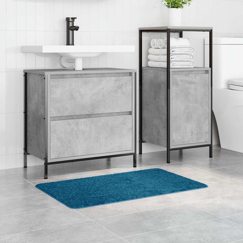 Rutschfeste Badmatte Blau 50 x 80 cm PP