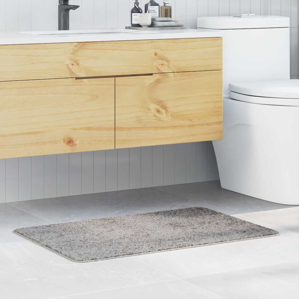 Rutschfeste Badmatte Grau 60 x 90 cm PP