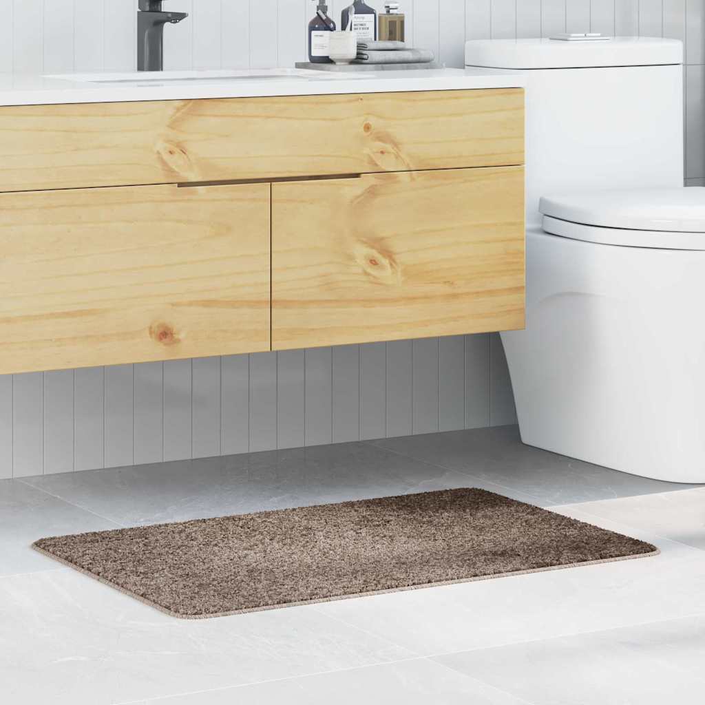 Rutschfeste Badmatte Braun 60 x 90 cm PP