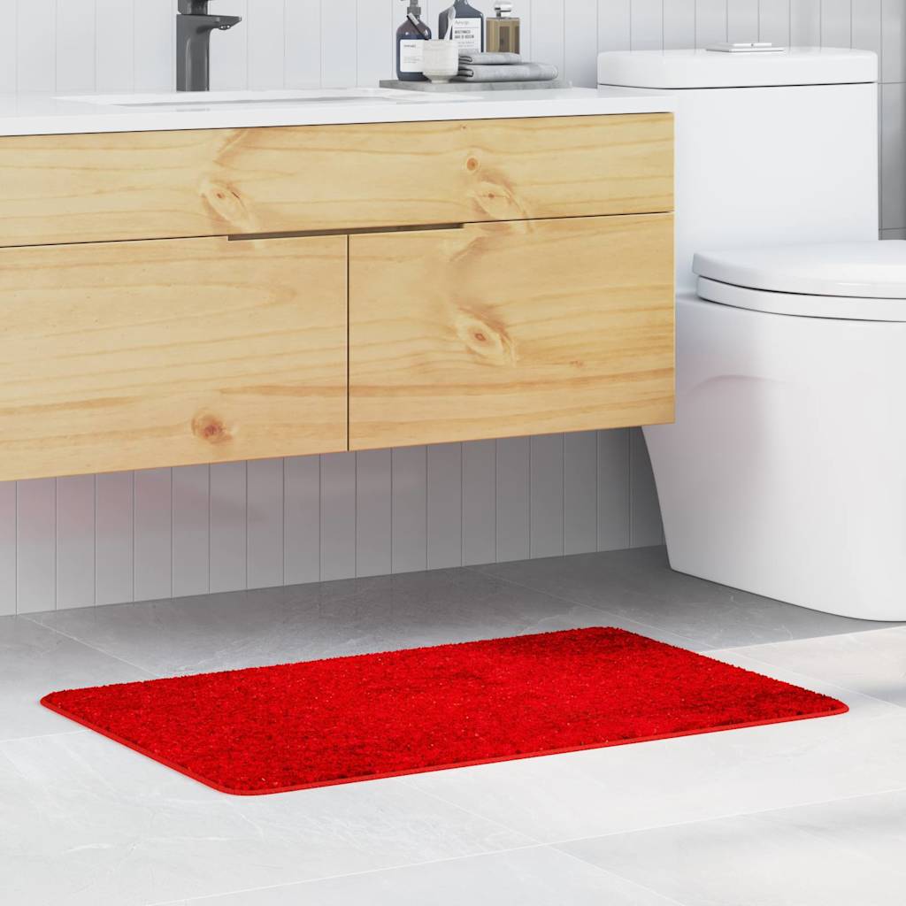 Rutschfeste Badmatte Rot 60 x 90 cm PP