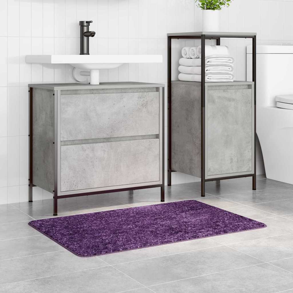 Rutschfeste Badmatte Lila 60 x 90 cm PP