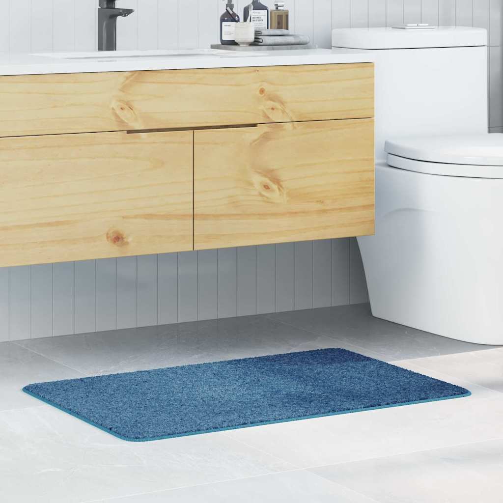 Rutschfeste Badmatte Blau 60 x 90 cm PP