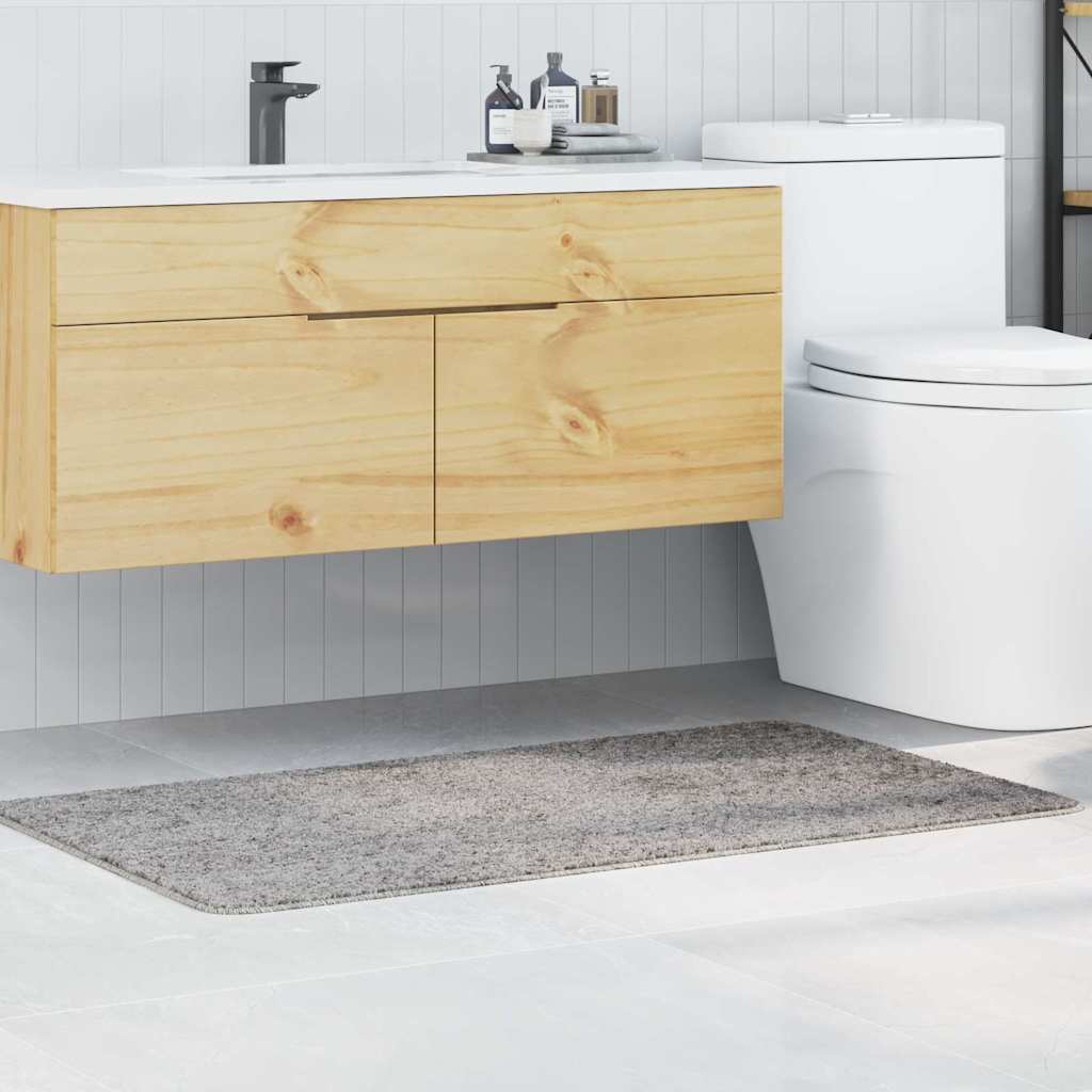 Rutschfeste Badmatte Grau 70 x 120 cm PP