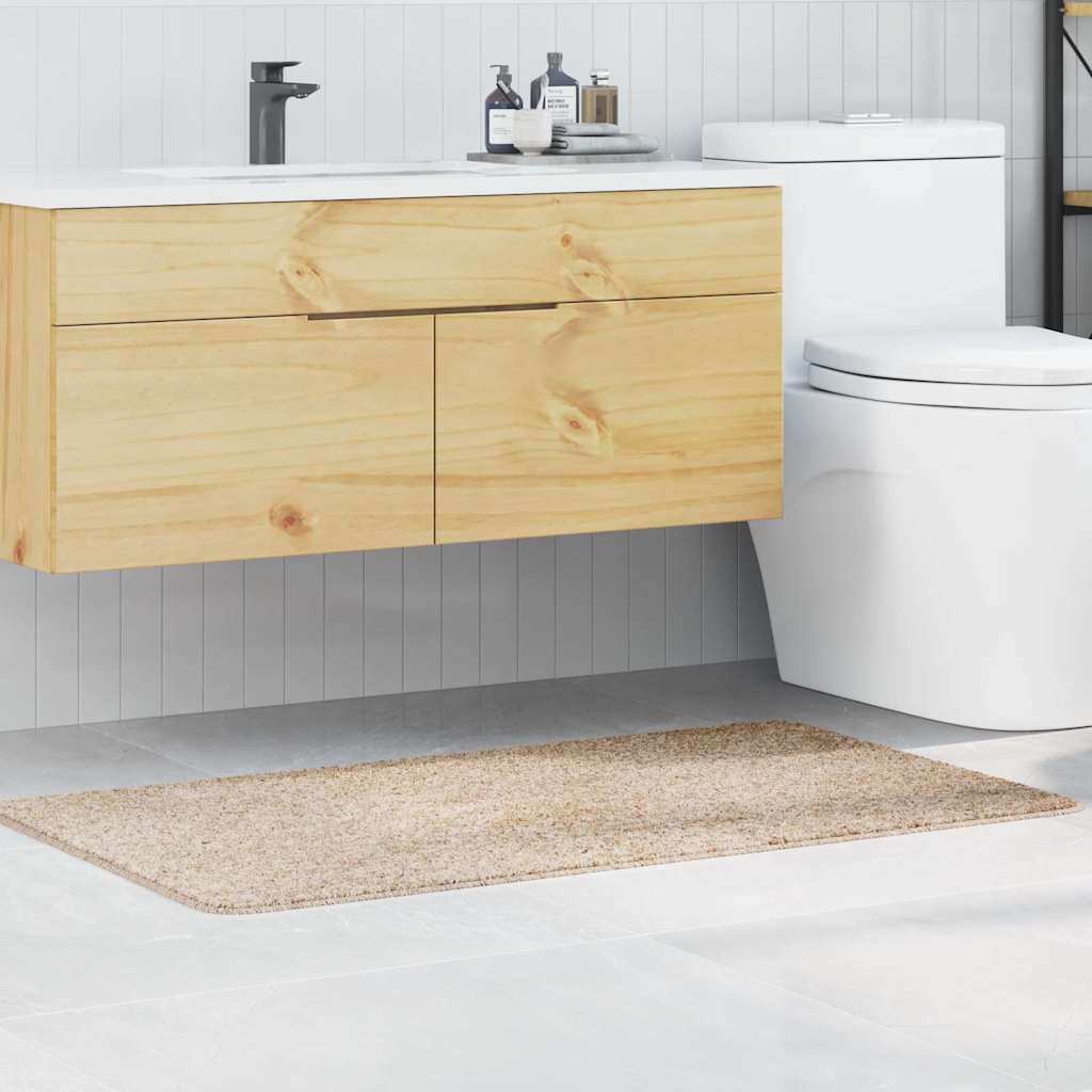 Rutschfeste Badmatte Creme 70 x 120 cm PP
