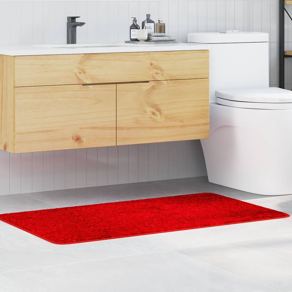 Rutschfeste Badmatte Rot 70 x 120 cm PP