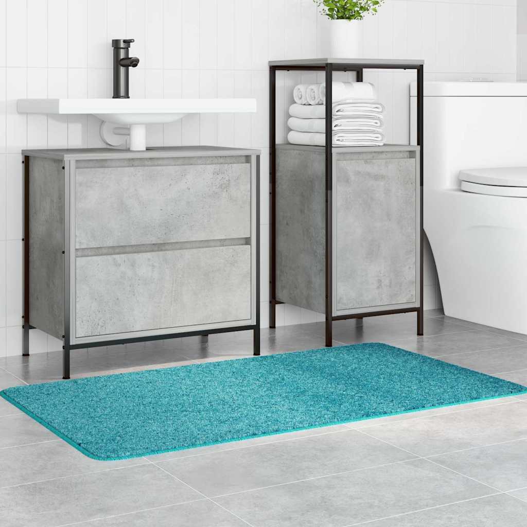 Rutschfeste Badmatte Türkis 70 x 120 cm PP