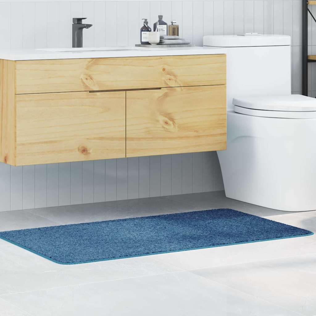Rutschfeste Badmatte Blau 70 x 120 cm PP