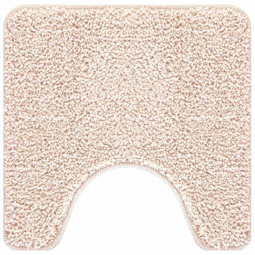 Anti-Rutsch Badematten-Set 2 stk. Creme 50 x 50 cm PP