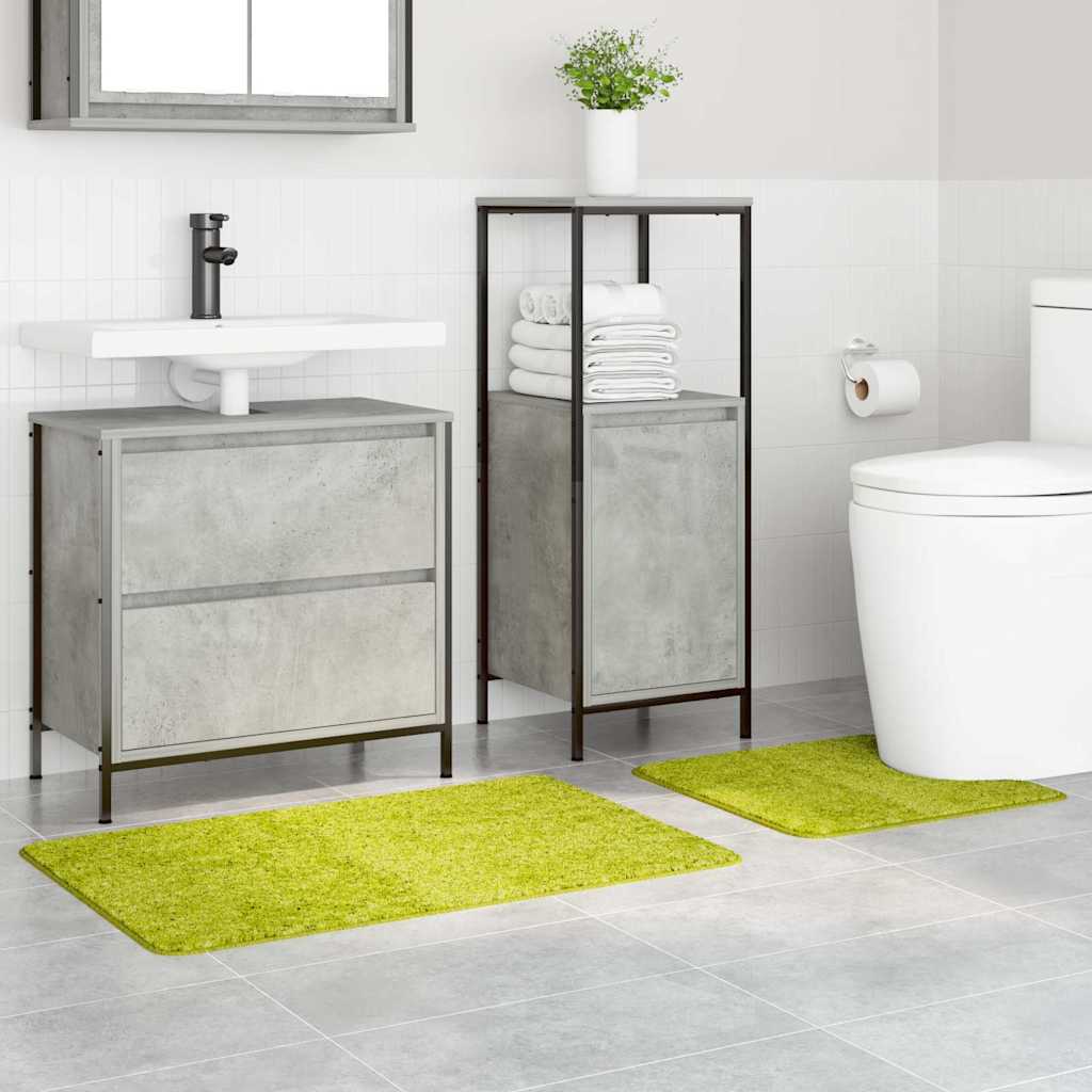 Anti-Rutsch Badematten-Set 2 pcs Grün PP