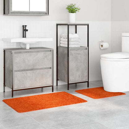 Anti-Rutsch Badematten-Set 2 stk. Orange 50 x 50 cm PP
