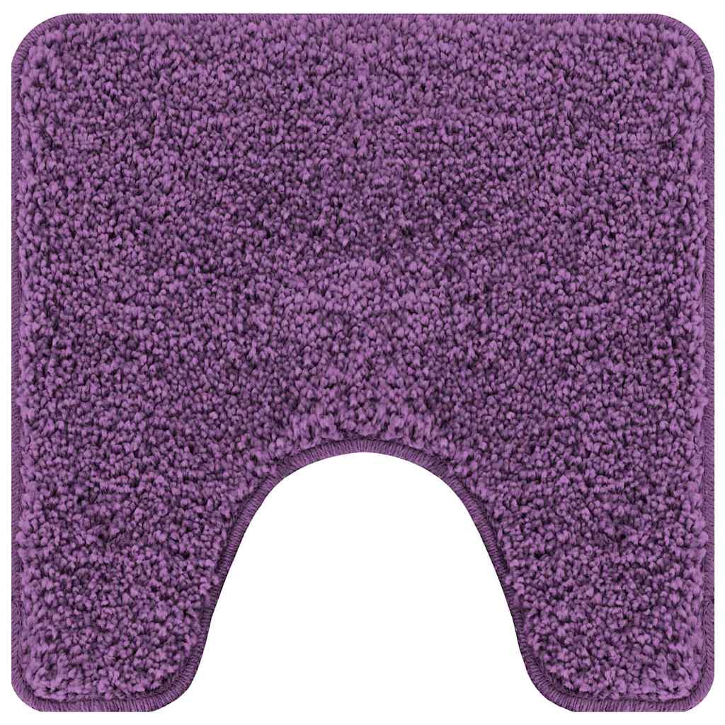 Anti-Rutsch Badematten-Set 2 stk. Lila 50 x 50 cm PP