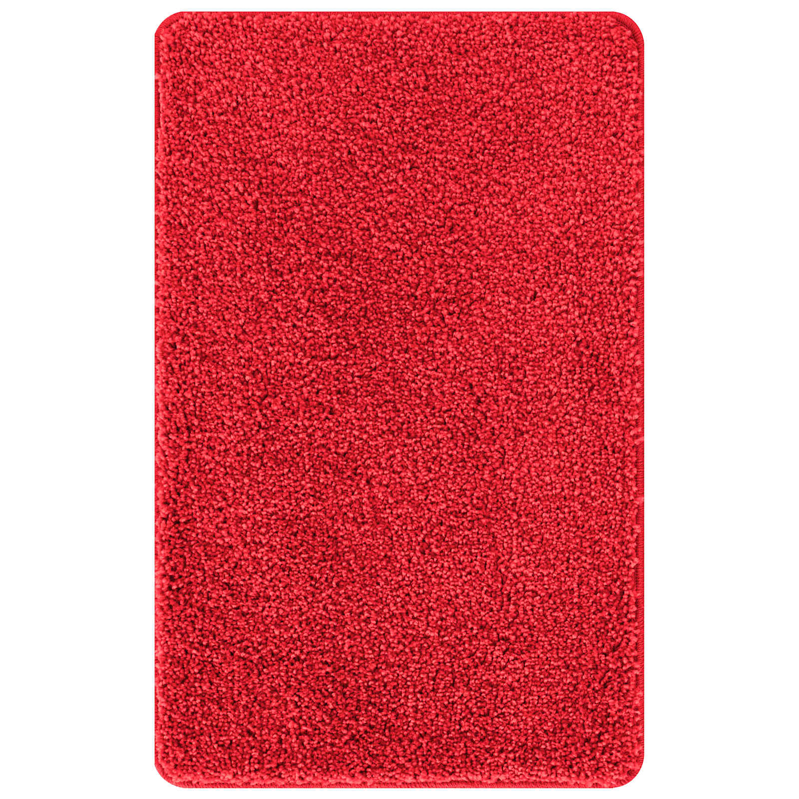 Anti-Rutsch Badematten-Set 3 pcs Rot PP