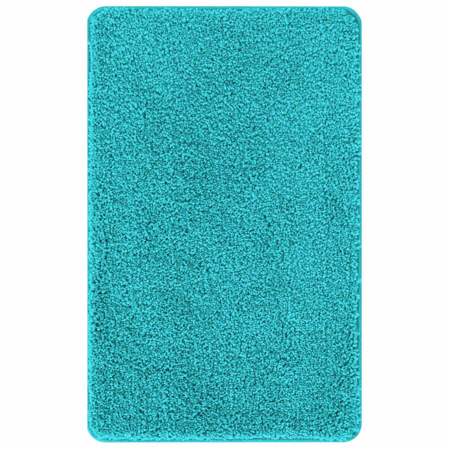 Anti-Rutsch Badematten-Set 3 pcs Türkis PP