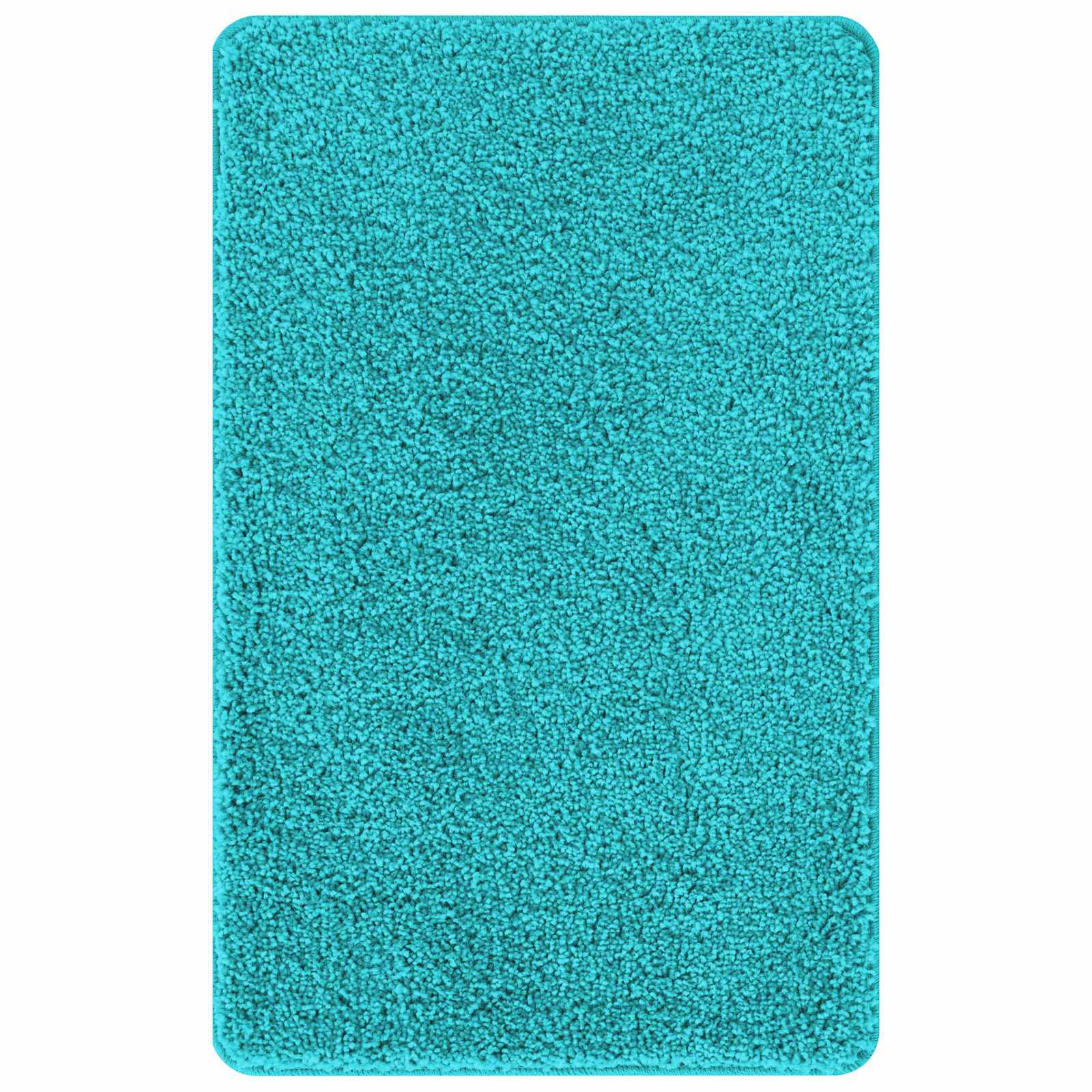 Anti-Rutsch Badematten-Set 3 pcs Türkis PP