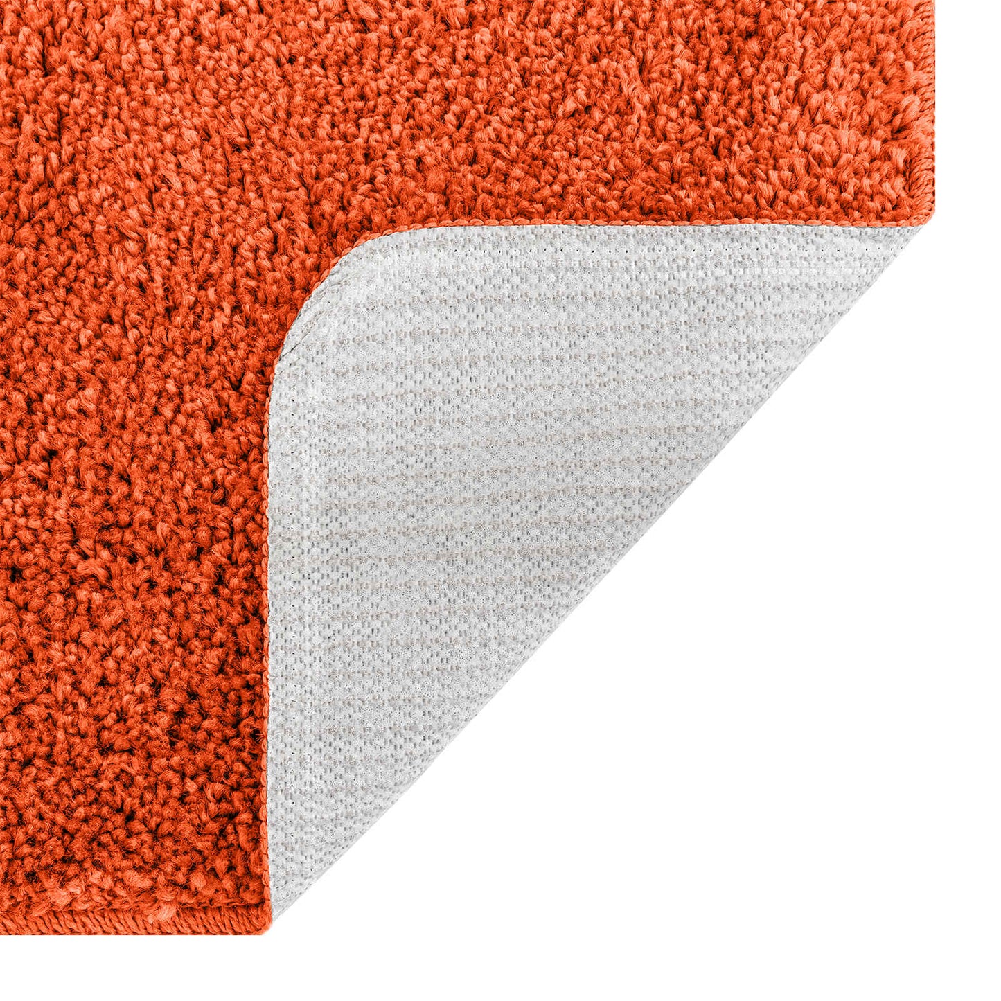 Anti-Rutsch Badematten-Set 3 stk. Orange 50 x 80 cm PP