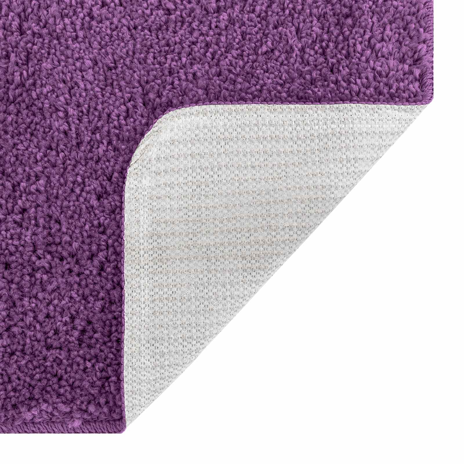 Anti-Rutsch Badematten-Set 3 stk. Lila 50 x 80 cm PP