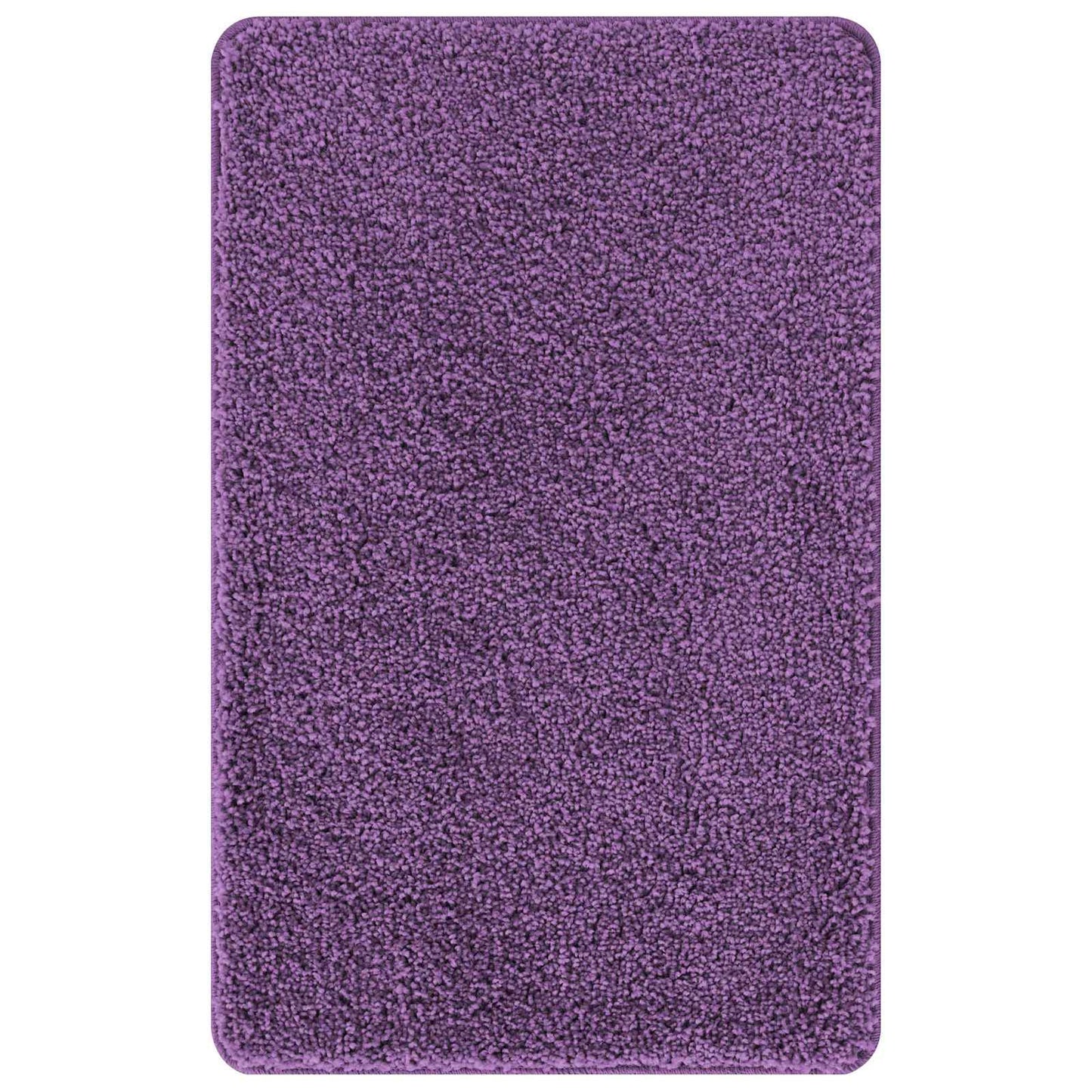 Anti-Rutsch Badematten-Set 3 stk. Lila 50 x 80 cm PP