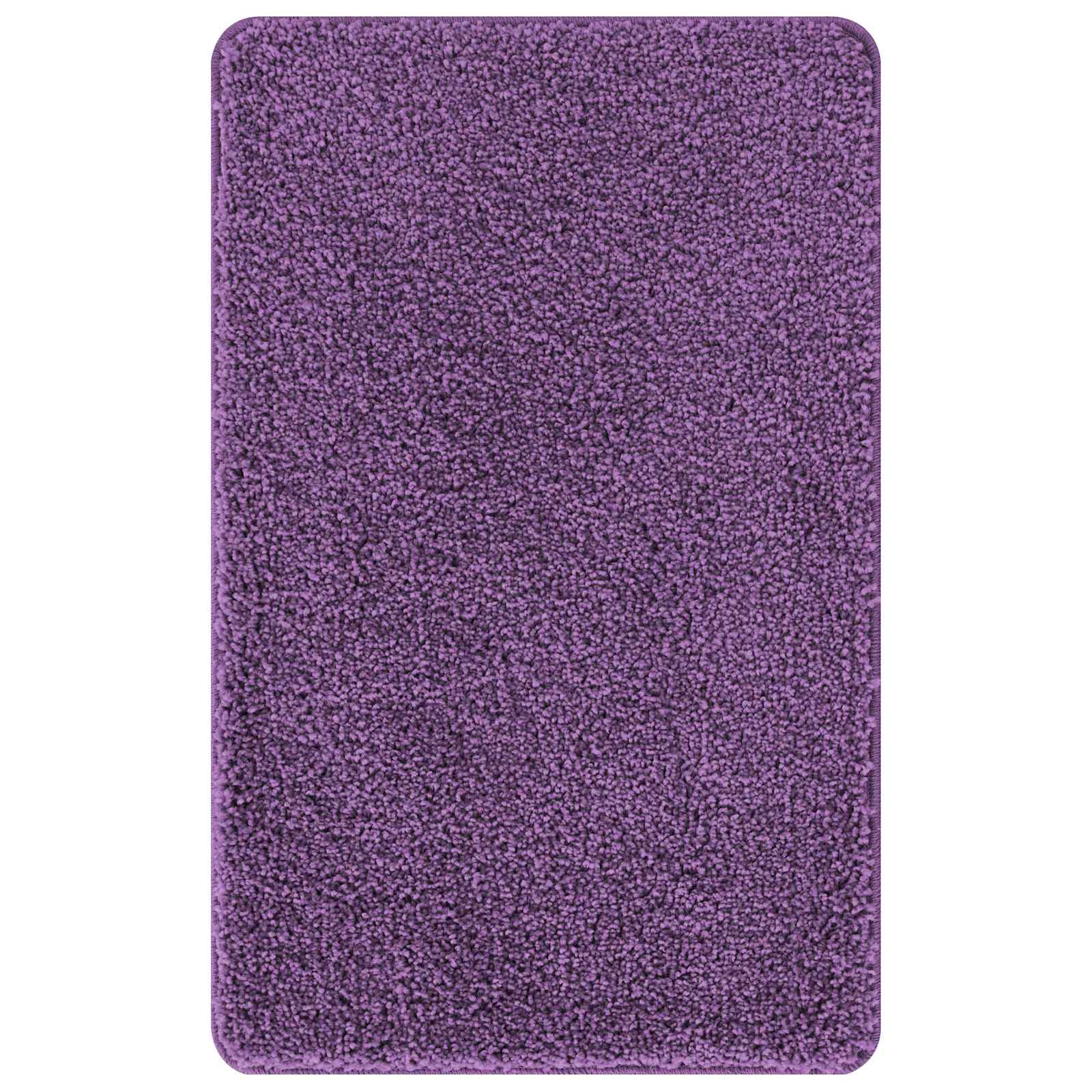 Anti-Rutsch Badematten-Set 3 stk. Lila 50 x 80 cm PP