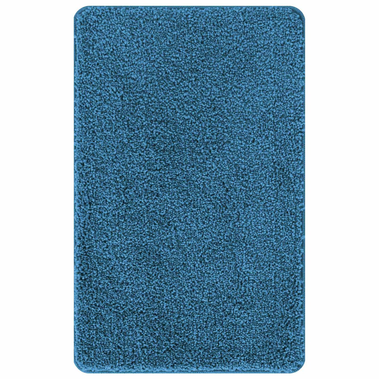 Anti-Rutsch Badematten-Set 3 stk. Blau 50 x 80 cm PP