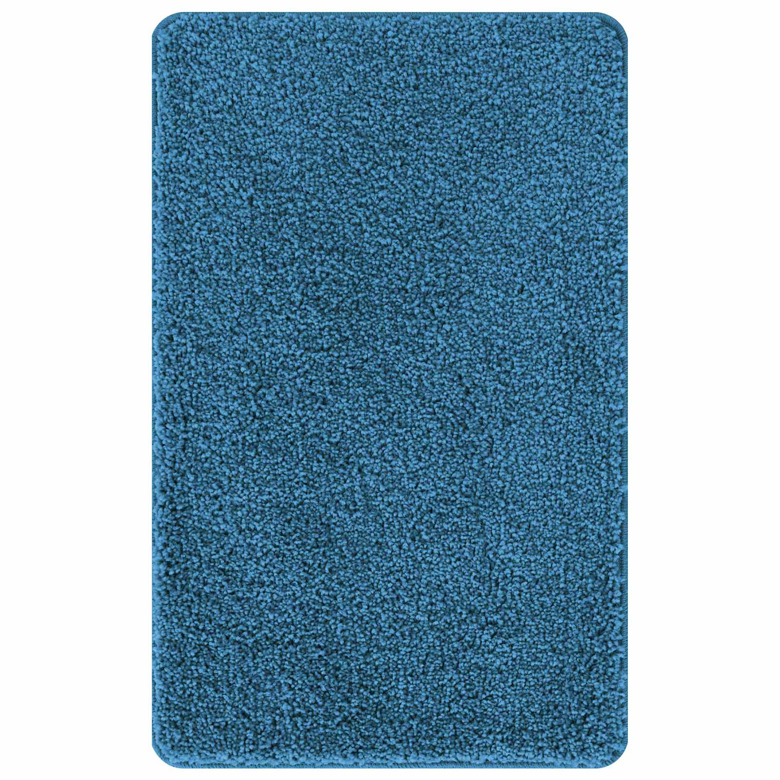 Anti-Rutsch Badematten-Set 3 stk. Blau 50 x 80 cm PP