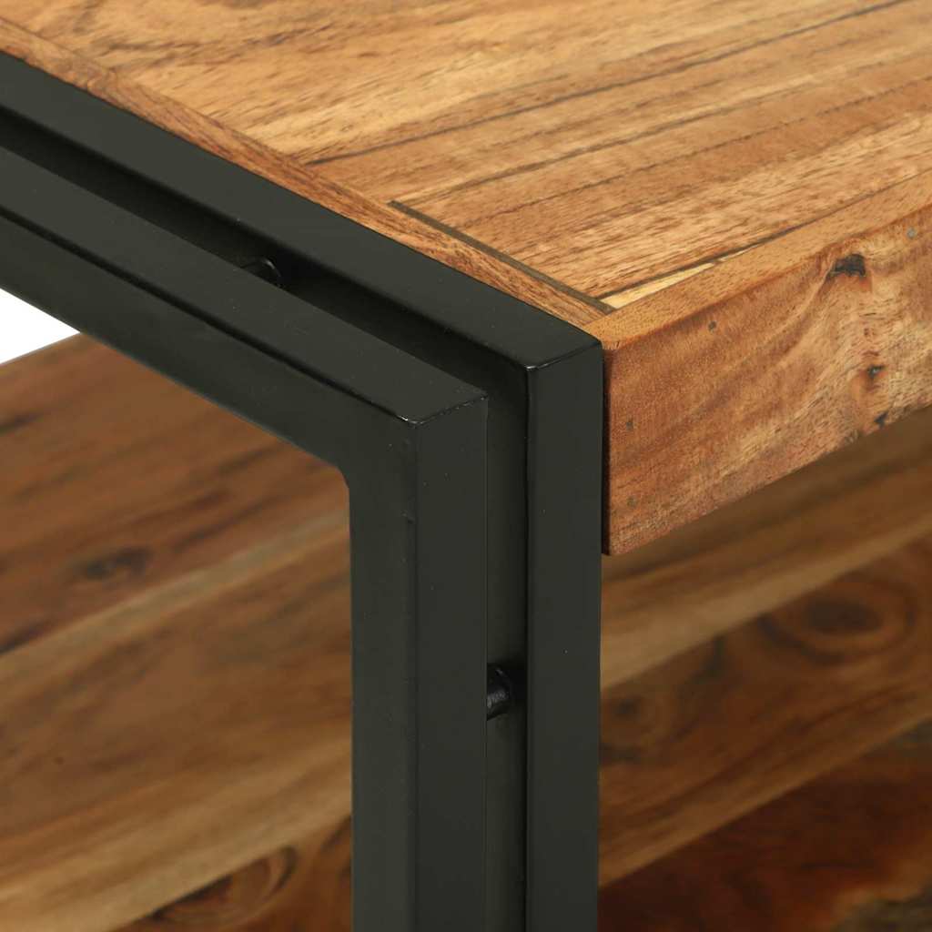 Couchtisch Braun 120 x 50 x 38 cm Massivholz Akazie