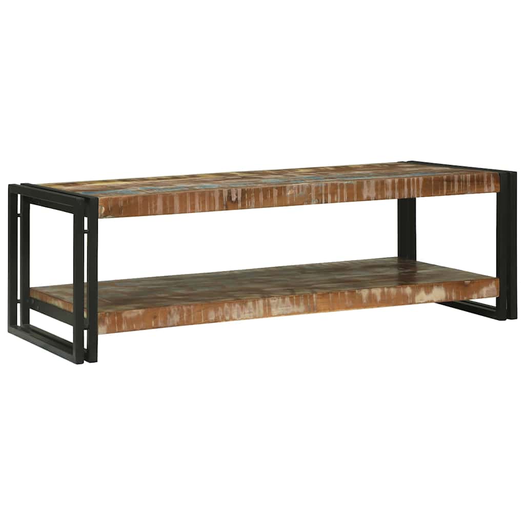 Couchtisch Mehrfarbig 120 x 50 x 38 cm Massives Altholz