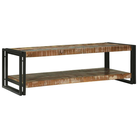 Couchtisch Mehrfarbig 120 x 50 x 38 cm Massives Altholz